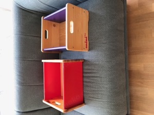 Schöne Holzkisten von erzi - ideal als Kindermöbel