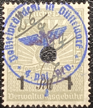 Behördenbriefmarke 1944