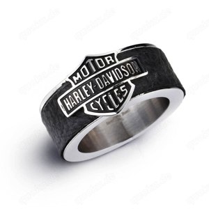 Harley Davidson Ring Off Road Ring Reifen Disign Stainless Steel Bild 3
