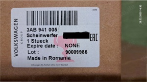 Passat-B7   Hauptscheinwerfer-links (für H7-Leuchtmittel, + LWR) Bild 10