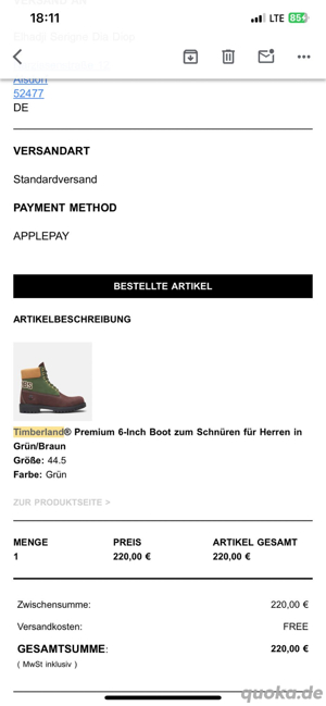 Timberland   Premium 6-Inch Boot zum Schnüren für Herrenschuhe