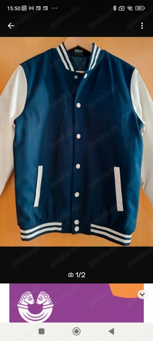 Nagelneue Marken College Jacke URBAN CLASSICS,Gr.M 