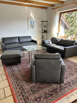Wohnzimmergarnitur Leder 3-2-1-1