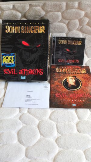 PC CD-ROM Big Box Geisterjäger John Sinclair - Evil Attacs 1998 Videospiel