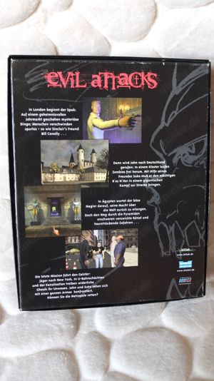 PC CD-ROM Big Box Geisterjäger John Sinclair - Evil Attacs 1998 Videospiel Bild 2