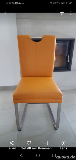 Moderne Leder Esszimmerstühle 