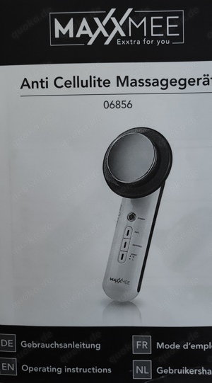 Massagegerät Anti-Cellulite 15V weiß grau, 1x ausprobiert