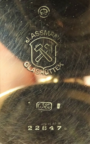 J.Assmann Glashütte iSa Rosegold 14K Antike Taschenuhr Box & Zertifikat um 1902 Bild 3
