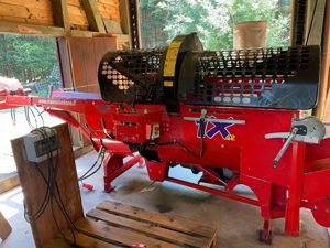 1X42 Hakki Pilke Sägespaltautomat Sägespaltmaschine