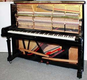 Klavier Steinway & Sons K-132, schwarz poliert, Nr. 240249, 5 Jahre Garantie Bild 5