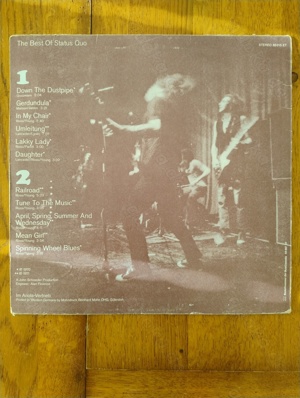 Status Quo --The Best Of Status Quo, Germany , P1970 1971, Pye Records   88 015 ET Bild 2