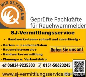 Bieten Hausmeisterservice schnell und zuverlässig