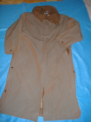     VINTAGE Schurwolle Trench Coat Winter Mantel MAURA braun 42- 44  M caram l