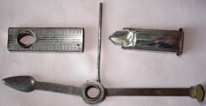 D Zigarrenabschneider V-Schnitt + Pfeifenbesteck 3in1:Schaber Stopfer Dorn Vintage Metall  immer noc