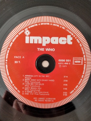 The Who---The Who, Vinyl-LP,  Impact 6886 551, P1971, France Bild 4