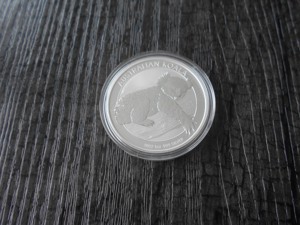 Australien 1$ Silber Münze Koala Baer von 2012  1 oz Silber