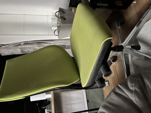 Steelcase Gesture Apfelgrün Bürostuhl (weiche Rollen für Parkett)