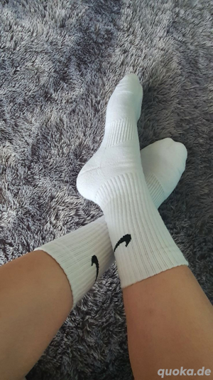 Getragene Socken