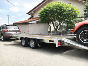 Anhänger Autotransportanhänger mieten ab 40,-  . Auch am Wochenende Bild 2