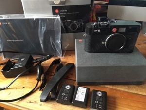 Leica M9 Gehäuse Body schwarz 10704 Topzustand