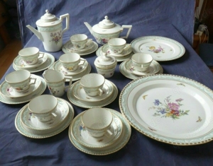 KPM Kurland Kaffeeservice 33-tlg. 9 Personen DEKOR 41 Sehr guter Zustand