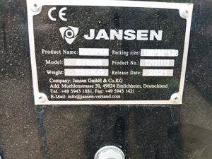 Jansen RD600 Dumper, Kettendumper Bild 4