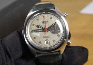 HEUER 39 mm CARRERA Ref. 1553 Chronograph 
