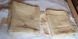    2 Dekorschals, Gardinen, Raffung, neu  Bild 3