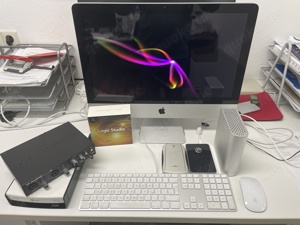 Homerecording Studio komplett, iMac, Logic, M-Audio INterface, CD Brenner, Festplatten