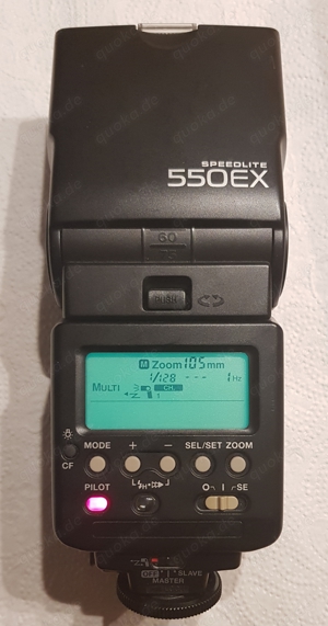 Canon Speedlite  550 EX  ---  Blitzlicht  Bild 4
