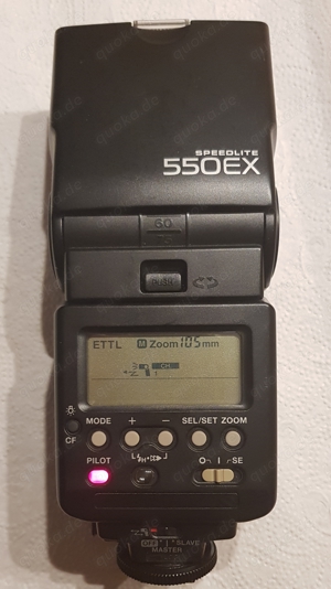 Canon Speedlite  550 EX  ---  Blitzlicht  Bild 2