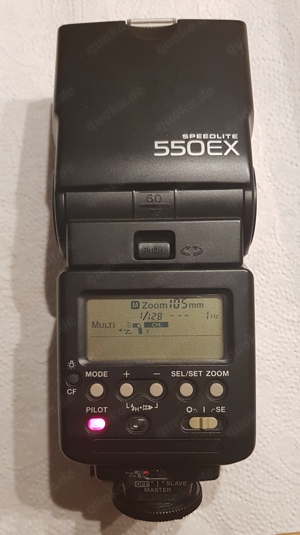 Canon Speedlite  550 EX  ---  Blitzlicht  Bild 3