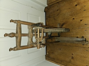 Antik! Rarität! 2 komplette Spinnräder á 45,-! Spinnrad Deko TOP Zustand! Bild 2