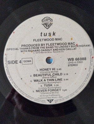 Fleetwood Mac---Tusk, Vinyl-Doppel-LP, WB 66 088, P1979, Germany Bild 9