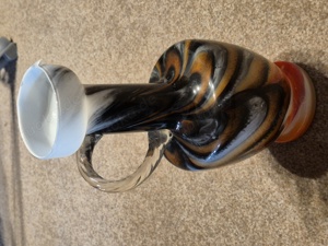 Vase Vintage Opaline 70er Jahre Retro , Sammlerstück