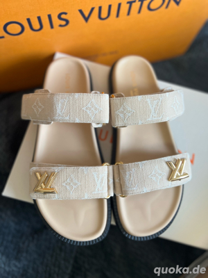 Louis Vuitton Sunset Comfort Pantolette Sandalen Gr.42