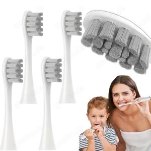 Ersatzbürsten für Philips Sonicare   Aufsteckbürsten für elektrische Zahnbürste (4 Stück, Weiß)   P-