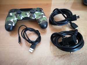 Playstation 4 Pro 1TB CUH-7116B + Original Camouflage Controller Bild 6