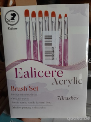 7 er Set Pinsel für Acrylfarbe