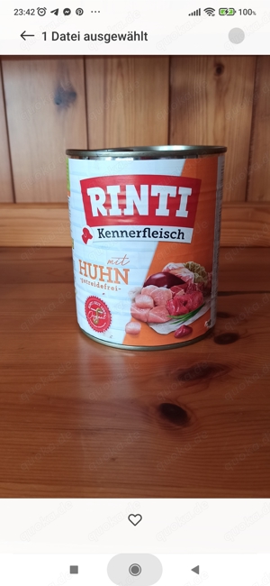 Rinti Hundefutter 800g Dose