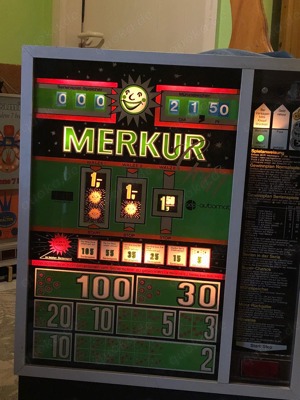 Geldspielautomat Merkur Gold auf Euro umgestellt Spielbereit für 99-,zvk