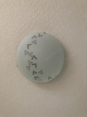 Lampe, Leuchte, Deckenleuchte, Wohnzimmerlampe (rund mit mustern)