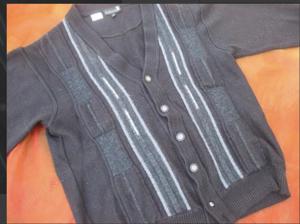 Original VINTAGE Old School Wolle Mix Cardigan Strickjacke WERTHER Gr. 48- 50   M- L