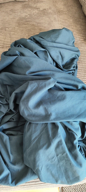 Spannbettlaken blau NEU