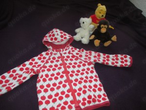 Baby Boy oder Girl Unisex Äpfel Wende Kapuzen Hoodie Sweater Shirt Jacke Fräulein Prusselise