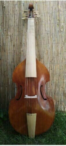 siebensaitige Bass Gambe (Viola da Gamba) Streichinstrument geb.2002 in Budapest