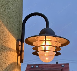 2 Hängeleuchten im Vintagestil für aussen zu verkaufen