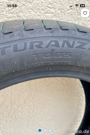 2  Bridgestone Sommer T005 NEU   255 - 40 R 18  99 Y