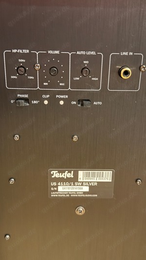 Teufel Subwoofer US 4110 SW Silver Bild 2