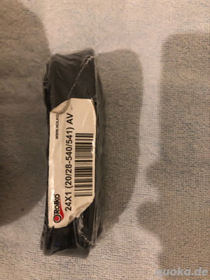 Rolko fahrradschlauch 24 Zoll, 24 x 1 (2 ) AV  Neu